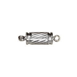 Brass magnetic catch, Cylinder, argintiu, 10mm, t-bag 1pc. Brass magnetic catch, Cylinder, argintiu, 10mm, t-bag 1pc.