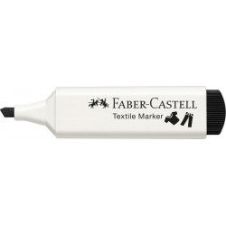 Marker textile negru FABER -CASTELL