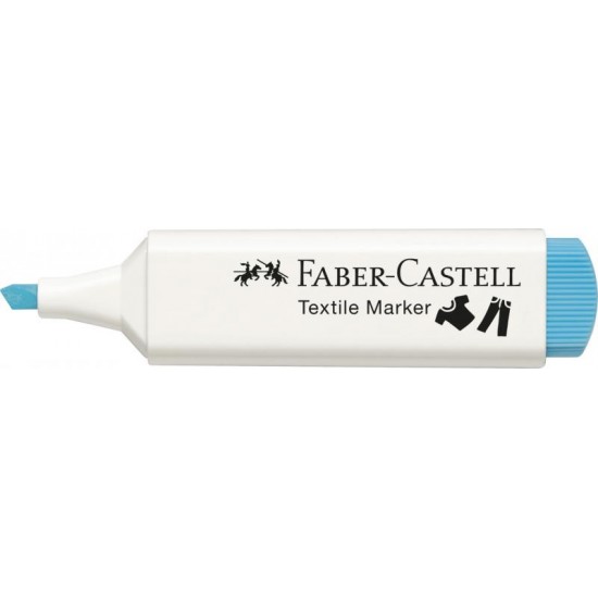 Marker textile blue FABER -CASTELL
