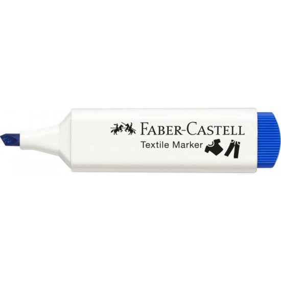 Marker textile albastru FABER -CASTELL