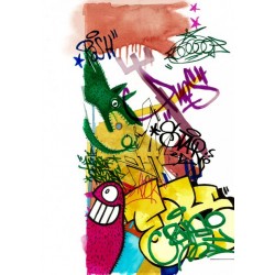 MARKER SOLUBIL 2 CAPETE SET 6 BUC GRAFFITI GOLDFABER FABER-CASTELL