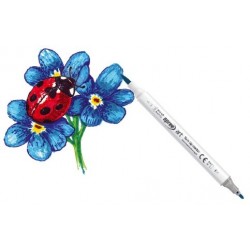 Set 24 culori . marker 2 capete, SPREE, pe baza de alcool