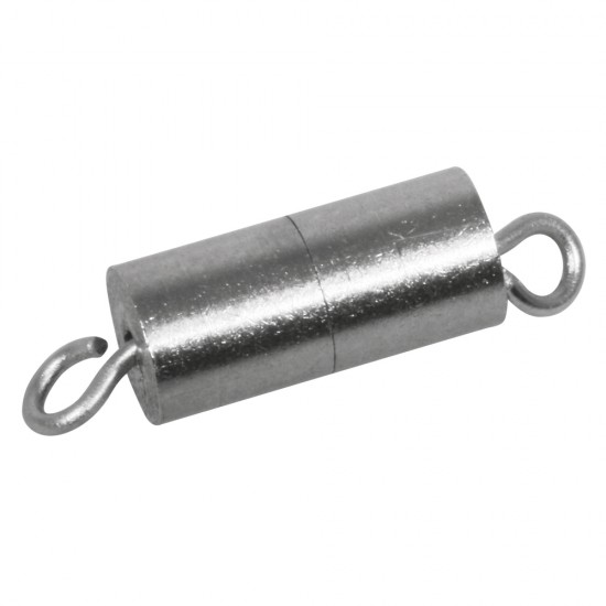 Stainless steel screw cap, platinum, 5x11 mm, tab-bag 1pc.