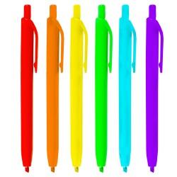 Text marker neon, 3.3 mm, 6 culori/set - Chosch