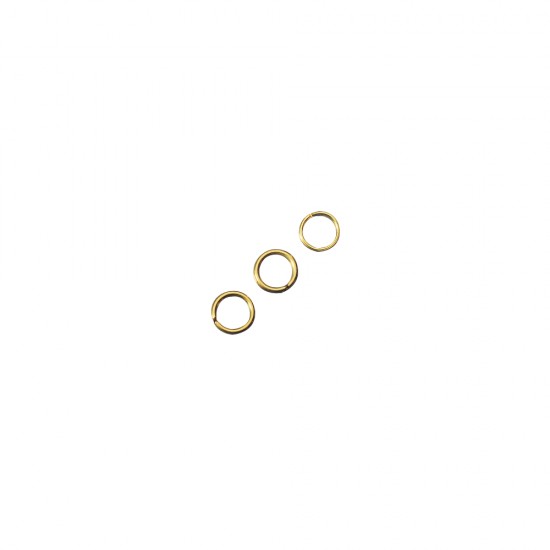 Inele metalice aurii Rayher, dimensiune 0,7 cm, pretul este pe set (25/set)