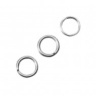 Inele, diam. 8 mm, platinum, 20 buc/set