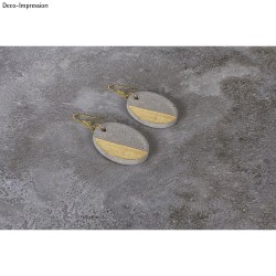 Ear hooks, gold, 20mm, tab-bag 4pcs Ear hooks, gold, 20mm, tab-bag 4pcs