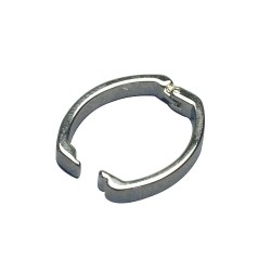 Chain catch clip, argintiu, 25x20mm, tab-bag 1pc. Chain catch clip, argintiu, 25x20mm, tab-bag 1pc.