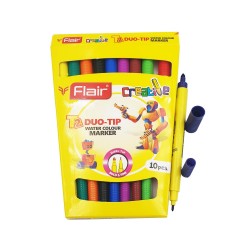 Carioca 10 Culori/set ,2 Capete T2 Duo-Tip - Flair FA8016 Carioca 10 Culori/set ,2 Capete T2 Duo-Tip - Flair FA8016