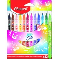 Carioca 12 culori/set Mini Cute Maped
