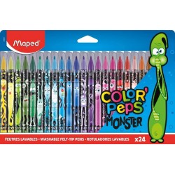 Carioca 24 culori/set Color Peps Monster Maped