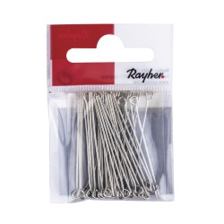 Chain stitch pin, 0.7mm o, platinum, 40pcs., 35mm, t-bag Chain stitch pin, 0.7mm o, platinum, 40pcs., 35mm, t-bag