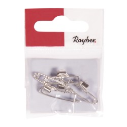 Loop pin without safety catch, platinum, 25cm, tab-bag 4pcs. Loop pin without safety catch, platinum, 25cm, tab-bag 4pcs.