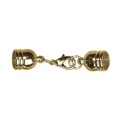 Clasp, 8mm o, gold, tab-bag 1pc. Clasp, 8mm o, gold, tab-bag 1pc.