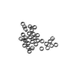 Element sertizare antic Rayher, diametru 2mm, argintiu oxidat, 55buc/set Element sertizare antic Rayher, diametru 2mm, argintiu oxidat, 55buc/set