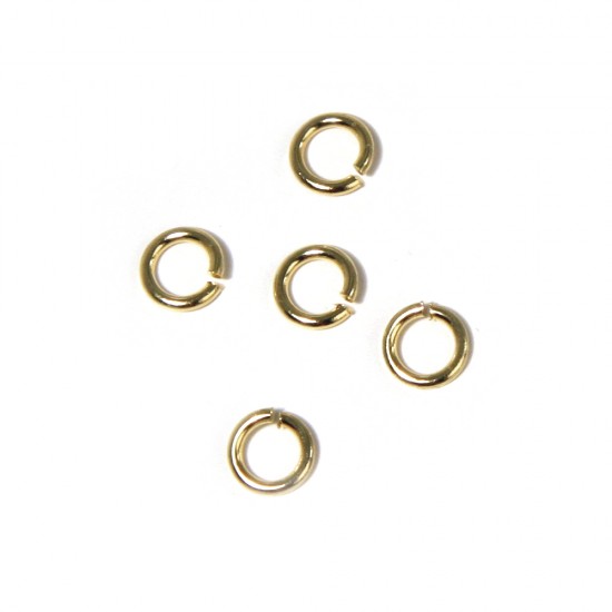 Inele metalice aurii Rayher, dimensiune 46 mm, pretul este pe set (30/set)