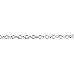 Stainless steel plain coil chain,o5mm, platinum, tab-bag 60cm Stainless steel plain coil chain,o5mm, platinum, tab-bag 60cm