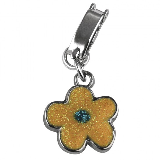 Shoe-Charms: Blossom, 11 mm with clip 11 mm