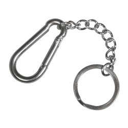 Carabuna chei, Rayher, din otel inoxidabil, platina Carabuna chei, Rayher, din otel inoxidabil, platina