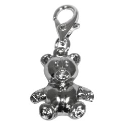 Funny-Charms: teddy bear, 16mm, with 12mm carabiner Funny-Charms: teddy bear, 16mm, with 12mm carabiner