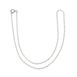 Link chain, silver, 42cm, 2x3mm, tab-bag 1pc Link chain, silver, 42cm, 2x3mm, tab-bag 1pc