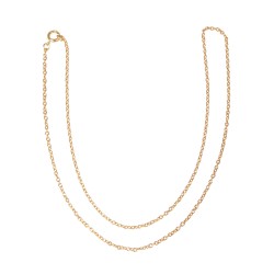 Link chain, gold, 50cm, 2x3mm, tab-bag 1pc Link chain, gold, 50cm, 2x3mm, tab-bag 1pc