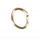 Small oval ring, gold, 3x4mm, 0.5mm thick, tab-bag 30pcs