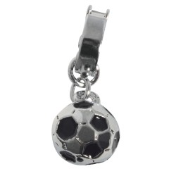Shoe-Charms: Football, 10mm, w. clip 11mm, t-bag 1pc. Shoe-Charms: Football, 10mm, w. clip 11mm, t-bag 1pc.