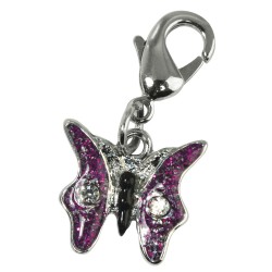 Funny-Charms: Butterfly, 13mm, w. carabiner12mm, t-bag 1pc. Funny-Charms: Butterfly, 13mm, w. carabiner12mm, t-bag 1pc.