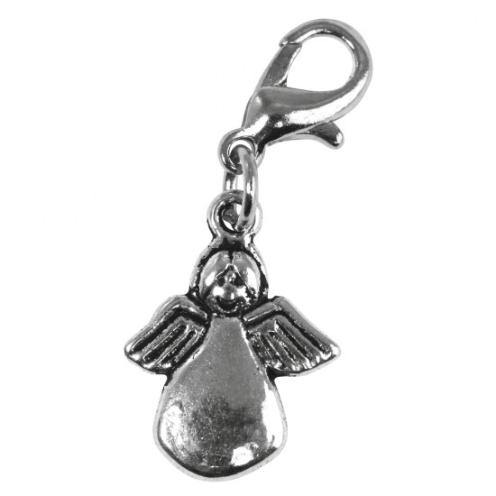 Funny charms: Angels, 14mm, with 12mm carabiner, tab-bag 1pc