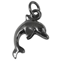 Pandantiv din metal: Dolphin, 16mm o, argintiu, eye 2.5mm o, t-bag 3pcs. Pandantiv din metal: Dolphin, 16mm o, argintiu, eye 2.5mm o, t-bag 3pcs.