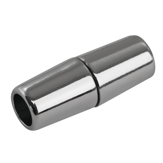 Inchizatoare magnetica Olive, argintiu, 30x11mm, for 7mm ribbon, t-bag 1pc.