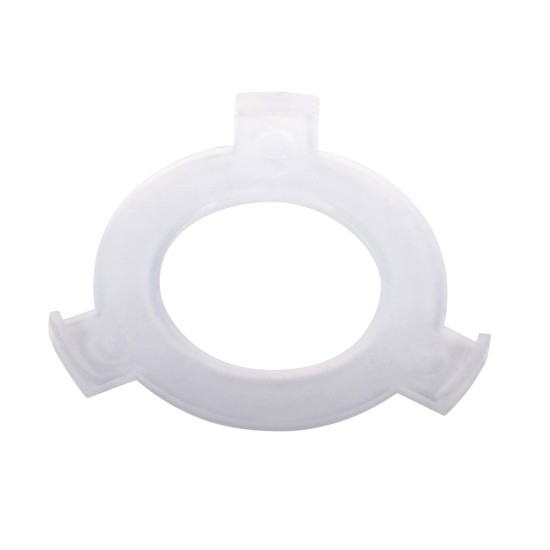 Plastic adapter ringf. lampshades, E27-E14, rosuucing ring, tab-bag 4pcs.