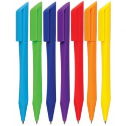 Pix cu mecanism CRESCO TWISTER , corp diverse culori, scris albastru