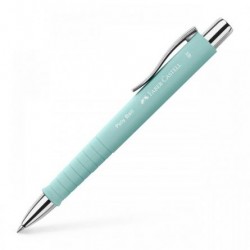 Pix Cu mecanism si Grip Bleu Caraibe Poly Ball Faber-Castell Pix Cu mecanism si Grip Bleu Caraibe Poly Ball Faber-Castell