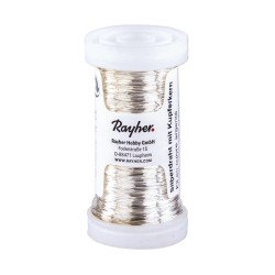 Sarma de cupru argintata, 0,40 mm o, spool 100 m Sarma de cupru argintata, 0,40 mm o, spool 100 m