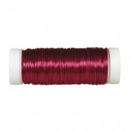 Sarma impletita pentru bijuterii, vin-rosu, 0,30 mm o, bobină 50 m