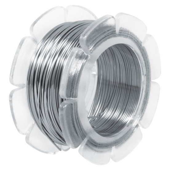 Figuline stainless steel wire, 0,5mm o, Spool 10m