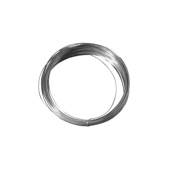 Fir sarma argintiu, Rayher, miez cupru, 0,30mm diametru, 25m/bobina