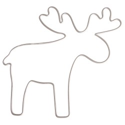 Set Rayher decorativ, cadru în forma DIN sarmalele de ren, 12,5 x Dimensiune cm 11,2, 2 / set, crasnii fi divers decorate folosind accesorii