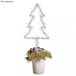 Forma din sarma, Rayher, bradut, 40x18 cm