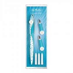 Stilou my.pen style pentru caligrafie, incl. 3 penite, motiv Frozen Glam,Herlitz 50028047