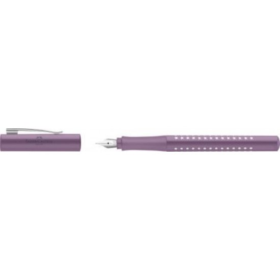 Stilou SPARKLE, violet metalic,grosime penita M, Faber - Castell