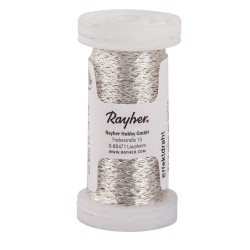 Effect wire, 0.25mm o, argintiu, on spool, tab-bag 60m Effect wire, 0.25mm o, argintiu, on spool, tab-bag 60m