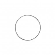 Inel metalic, silver, diam.10 cm