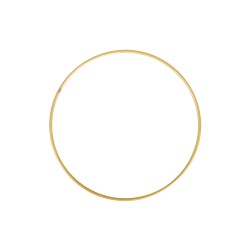 Inel metalic, gold, diam.15 cm