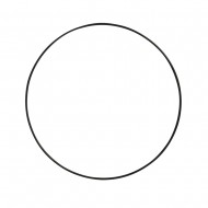 Inel metalic, black, diam.20 cm