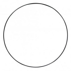 Inel metalic, black, diam.30 cm