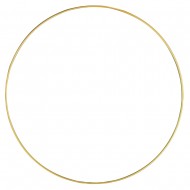 Inel metalic, gold, diam.30 cm