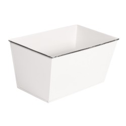 Ghiveci metalic:17x9/t:20x12/h10cm